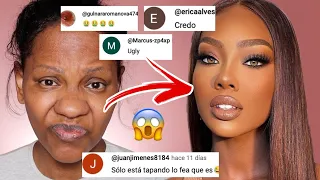 Because i am ugly??! 😥😥 SOY FEA! Makeup Transformation😭 Cirurgia Plástica  #makeup