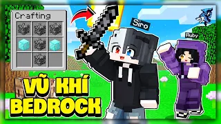 Minecraft nhưng Siro Và Noob Ruby Sở Hữu Vũ Khí Làm Từ Bedrock