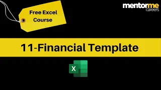 Free Excel Course- Financial Analysis Template -( Template Attached)