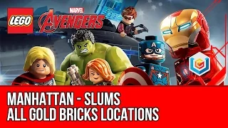 LEGO Marvel's Avengers - Manhattan - All Gold Bricks Collectibles - Slums