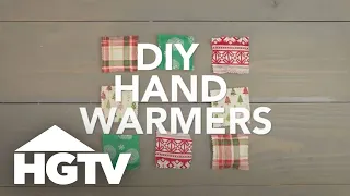 DIY No-Sew Hand Warmers | HGTV