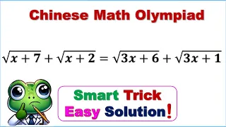 Smart Method: Solving Without Squaring First | Math Olympiad