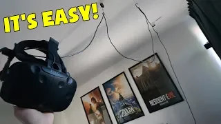 QUICK GUIDE TO VR CABLE MANAGEMENT - CEILING MOUNT • HYPERKIN FREESTEP