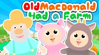 Old MacDonald Had A Farm Pigs,Cows,Ducks | Children Nursery Rhyme | Kids Songs | Baby Puff Puff
