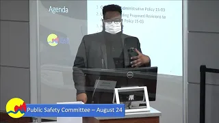 Public Safety Committee - August 24, 2021