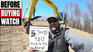 5 Things you need to know before buying a used Excavator or heavy equipment for beginners