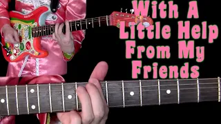 With A Little Help From My Friends | Guitar Cover | Isolated