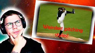 Goddamn Contortionists! Finnish Guy Reacts To MLB Weirdest Pitching Styles