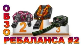 Обзор ребаланса в ТАНКАХ ОНЛАЙН часть 2: ПУШКИ