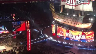 4/10/2021 WWE Wrestlemania 37 Night One (Tampa, FL) - Naomi & Lana Entrance