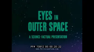 WALT DISNEY COLD WAR WEATHER CONTROL FILM "EYES IN OUTER SPACE" SATELLITES 73812