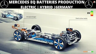 MERCEDES EQ BATTERIES PRODUCTION PLANT GERMANY - MAKING OFF ELECTRIC BATTERY