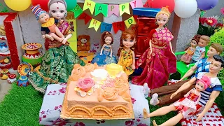 Radha's story part -59/রাধার বোনঝি প্রিয়ার আজকে জন্মদিন সবাই খুব মজা করলো।putuler golpo/Dolls story