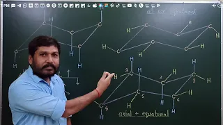 (02) Basics of organic chemistry (Best Trick How to Show Axial and Equatorial Bond in Conformers)