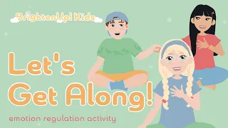 Let's Get Along! Mindful Meditation Activity Focusing On Getting Along With Others - For Kids!