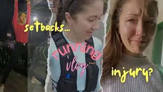 running vlog: road to 10k week 4 | SETBACKS, PAIN, INJURY?