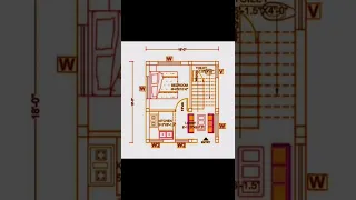 16'*18' house plan || 16'×18' ghar ka Naksha|| 1bhk house plan