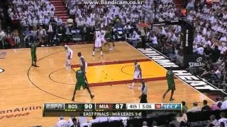 [2012 NBA PO ECF Game 2] Wade&Lebron 57Pts vs Celtics