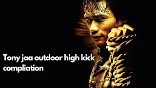 Tony jaa outdoor high kick compliation can he breaks the record of world's highest kick