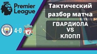 Манчестер Сити-Ливерпуль 4-0 | Тактический разбор матча | Ум Гвардиолы против Страсти Клоппа