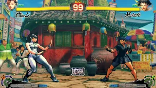 Chun-Li vs Makoto! Epic CPU Combat!