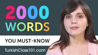 2000 Words Every Turkish Beginner Must Know