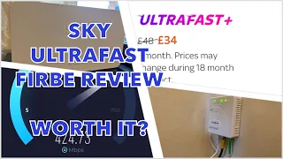 UK Sky Full Fibre Broadband Review | 500mb/s?