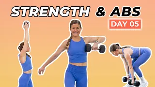 Stronger 25 Day 5: 25-Minute Dumbbell Strength + Abs