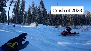 Snowmobile crash Feb 2023