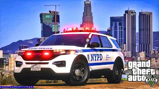 City Patrol|| GTA 5 Mod Lspdfr|| NYPD #lspdfr #stevethegamer55