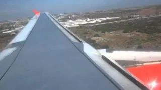 Windrose Airbus A321-231 UR-WRI Landing in Antalya (AYT / LTAI) 22.07.2014