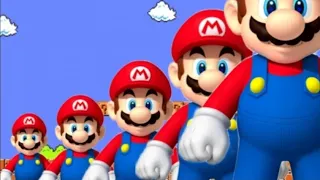 New Super Mario Bros Wii(Dolphin):Mini VS Normal VS Big VS Giant VS Colossal