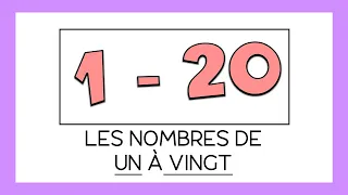 Los números del 1 al 20 en francés | Números