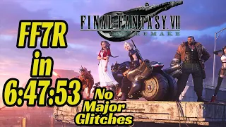 Final Fantasy 7 Remake Speedrun 6:47:53 Easy Any% NMG
