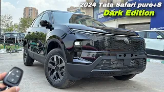 2024 Tata Safari Pure plus s Dark Edition Price & Features ❤️ 2024 Tata Safari dark edition !!