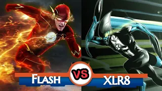 Flash VS XLR8 : Complete Fight || In Hindi ||