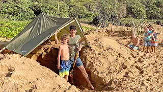 Building Underground Bunker at the Beach