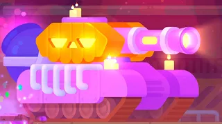 Легендарный хеллоуинский Танк! Tank Stars самый сильный танк, 2D Tank