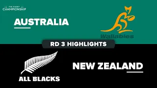 The Rugby Championship 2023 - Australia v New Zealand - Rd 3 Highlights