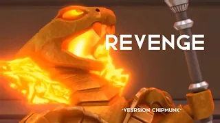 Aspheera saying “Revenge” BUT everytime she  says it her voice becomes more chipmunk….💀✨