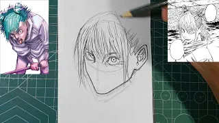 How to draw HAJIME KASHIMO from JUJUTSU KAISEN Manga