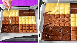 Deliciosas Recetas de Chocolate Que Puedes Hacer en 5 Minutos 🍫Postres Deliciosos y Recetas Fáciles