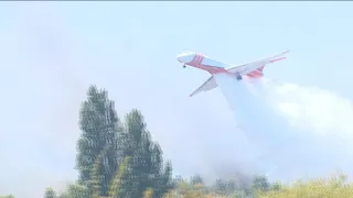 Aero Tanker se suma al combate de los incendios forestales: Permanecerá al menos 28 días en Chile