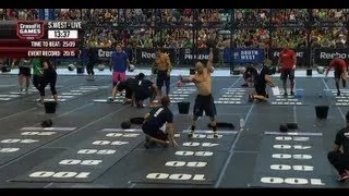 CrossFit - South West Regional Live Footage: Men's Event 4