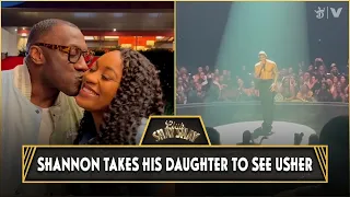 Shannon Sharpe Takes Daughter To Usher’s Concert | CLUB SHAY SHAY
