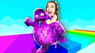 БЕГУ на ГРИМАСЕ в РЕЙС КЛИКЕР Роблокс ! 😱 Grimace Race Roblox