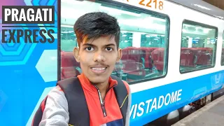 Pragati Express Vistadome Coach Journey | Mumbai to Pune | Pragati Express full Journey