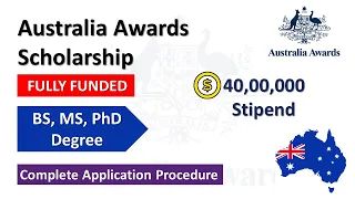 Australia Awards Scholarships 2024-2025 | Fully Funded | How to Apply Online