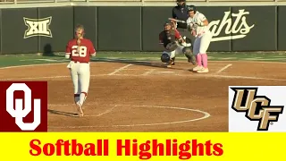 #2 Oklahoma vs UCF Softball Game 1 Highlights, April 26 2024