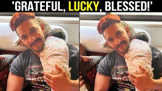 Aditya Narayan drops an adorable pic with his newborn daughter, announces a break from digital world